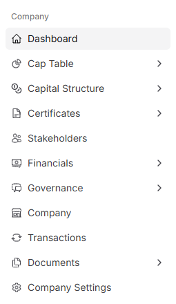 Fidura Company Dashboard